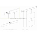 T100 Wall Track for picture hanging system